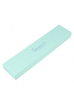 Caja de cartón aguamarina  para pulsera extendida de joyería bisutería y joyas 235x54x26 mm AQ-51
