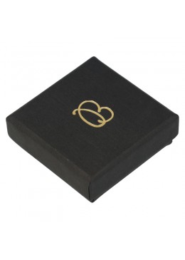 Caja de cartón para anillo o pendientes para joyería, bisutería joyas PT-45