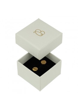 Caja de cartón para anillo, sortija o pendientes color gris de joyeria y bisuteria ST-42