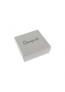 Caja de cartón para juego con colgante color gris de joyería y bisutería ST-81