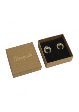 Caja de carton pendientes de joyeria y bisuteria NT61