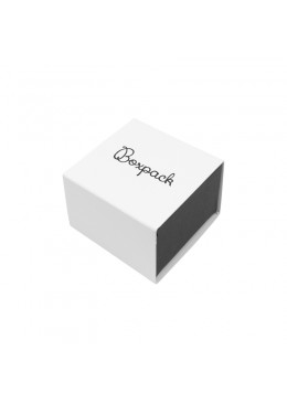 Caja de carton forrada de papel para anillo sortija de joyeria y bisuteria SL-42
