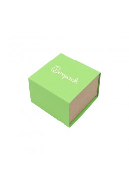 Caja de carton forrada de papel para anillo sortija de joyeria y bisuteria SL-42