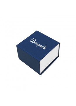 Caja de carton forrada de papel para anillo sortija de joyeria y bisuteria SL-42