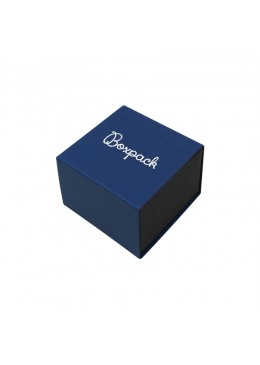 Caja de carton forrada de papel para anillo sortija de joyeria y bisuteria SL-42