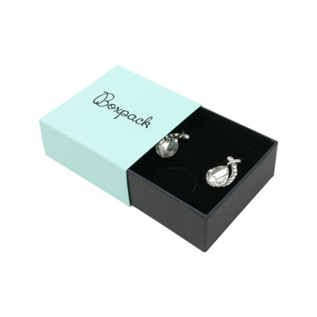 Caja de carton para pendientes, anillo o colgante de joyeria y bisuteria SL-61