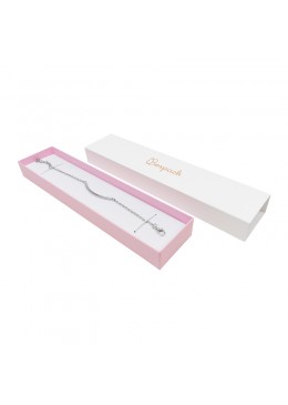 Caja de carton para pulsera extendida de joyeria y bisuteria SL-51
