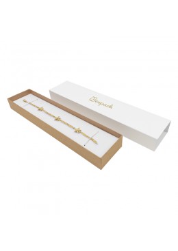 Caja de carton para pulsera extendida de joyeria y bisuteria SL-51