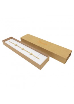 Caja de carton para pulsera extendida de joyeria y bisuteria SL-51