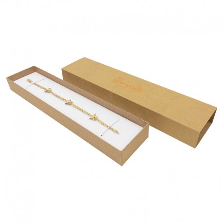 Caja de carton para pulsera extendida de joyeria y bisuteria SL-51