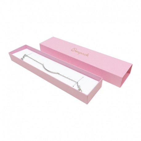 Caja de carton para pulsera extendida de joyeria y bisuteria SL-51