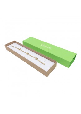 Caja de carton para pulsera extendida de joyeria y bisuteria SL-51