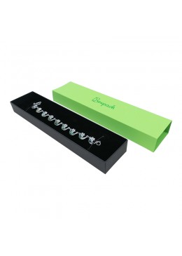 Caja de carton para pulsera extendida de joyeria y bisuteria SL-51