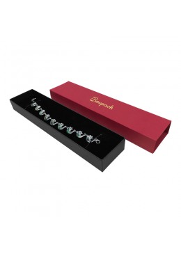Caja de carton para pulsera extendida de joyeria y bisuteria SL-51