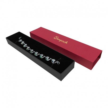 Caja de carton para pulsera extendida de joyeria y bisuteria SL-51
