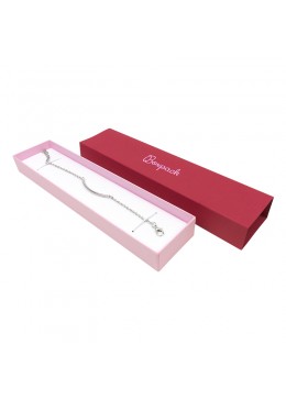 Caja de carton para pulsera extendida de joyeria y bisuteria SL-51