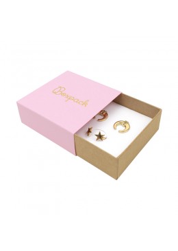 Caja de carton para pendientes, anillo o colgante de joyeria y bisuteria SL-81