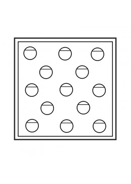 Estuche forrado de imitacion piel para Arras de 20 mm de boda matrimonio joyeria joyas 