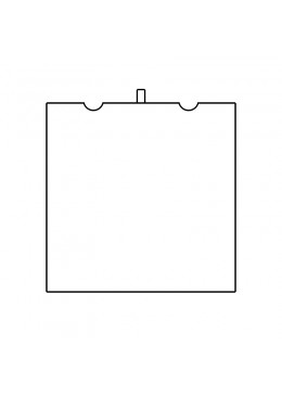 Estuche azul forrado de imitacion piel para medalla con cordon de joyeria bisuteria y joyas J-02-MC