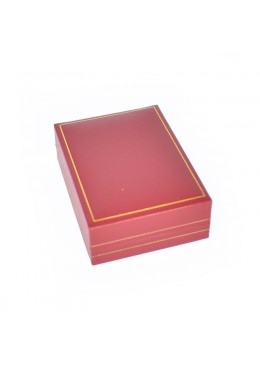 Estuche forrado de imitacion piel para pendientes de joyeria bisuteria y joyas J-04-P