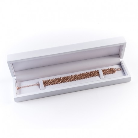 ESTUCHE MADERA PULSERA BLANCO 250X37X32 mm CU5