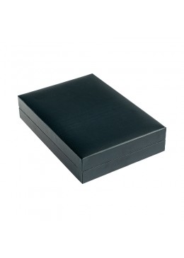 Estuche forrado en imitación piel para collar o gargantilla de joyería bisutería y joyas cerrado C-15-C