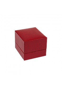 Estuche forrado para anillo o sortija 47x52x41mm rojo LZ-2-S