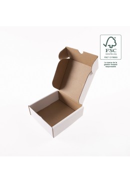 CAJA FSC PARA ENVIO JOYERIA 130x130x45 mm FCE-130 