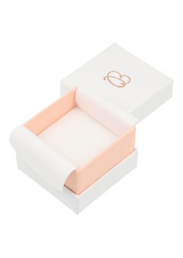 Caja de carton para anillo o pendientes de joyeria bisuteria y joyas  SA-42-RS
