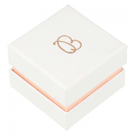 Caja de carton para anillo o pendientes de joyeria bisuteria y joyas  SA-42-RS