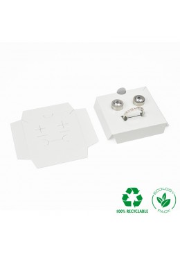 INTERIOR ECO JUEGO Y COLGANTE BLANCO 56x56x12 mm IC-61