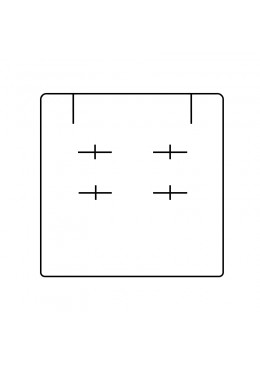 ESQUEMA INTERIOR ECO PARA COLGANTE Y PENDIENTES 60X60 mm IC-Z8-CP