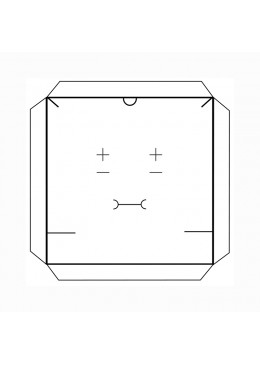 INTERIOR ZIP ECO COLLAR ADEREZO ESQUEMA 159x159x13 mm IC-PF4