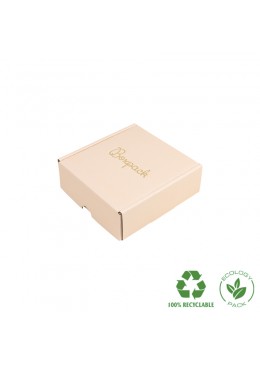 CAJA PARA ENVIO PERSONALIZADA POR FUERA JOYERIA 130x130x45 mm CE-130 
