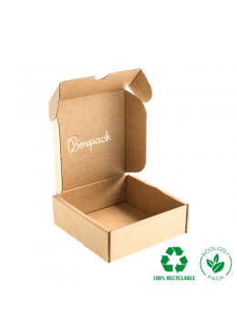 CAJA PARA ENVIO PERSONALIZADA POR DENTRO JOYERIA 130x130x45 mm CE-130 