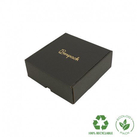 CAJA PARA ENVIO PERSONALIZADA POR FUERA JOYERIA 175x175x60 mm CE-175 