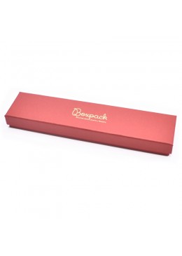 Caja de carton roja para pulsera extendida de joyeria y bisuteria EP-51-r