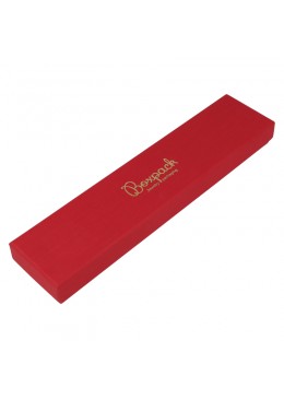 Caja de carton roja para pulsera extendida de joyeria y bisuteria 235x54x26 mm EP-51-R