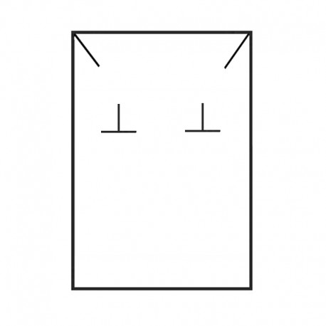 Caja azul para PENDIENTES y COLGANTE 50x70x20 mm. EP-88-A