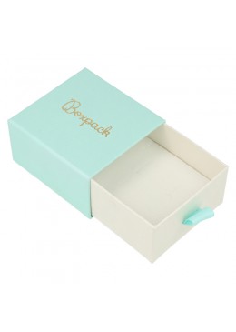 CAJA COLGANTE Y PENDIENTES 73x70x40 Mm. AGUAMARINA SG-2-AQ-B