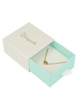 CAJA COLGANTE Y PENDIENTES 73x70x40 Mm. BLANCA SG-2-B-AQ