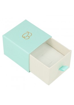 CAJA PARA SORTIJA O PENDIENTES 55x50x42 Mm SG-1-B-AQ
