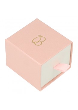 CAJA PARA SORTIJA O PENDIENTES 55x50x42 Mm ROSA SG-1-RS-B