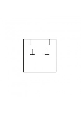 CAJA PARA COLGANTE Y PENDIENTES 73x70x40 Mm ROSA SG-2-RS-RS