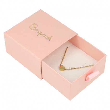 CAJA PARA COLGANTE Y PENDIENTES 73x70x40 Mm ROSA SG-2-RS-RS