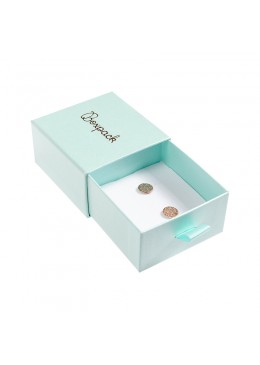 CAJA PARA PENDIENTES Y COLGANTE 73x70x40 Mm AGUAMARINA SG-1-AQ-AQ