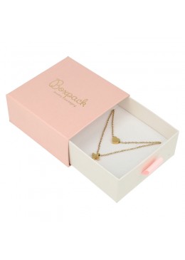 CAJA PARA PENDIENTES Y COLGANTE 90x87x40 Mm ROSA SG-3-RS-RS