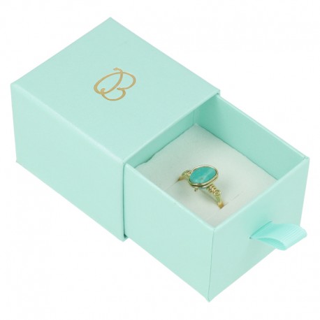 CAJA PARA SORTIJA O PENDIENTES 55x50x42 Mm. SG-1-aq-aq