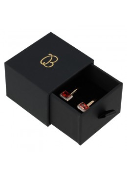 PB-1-N CAJA NEGRA PARA SORTIJA O PENDIENTES 55x50x41 Mm.