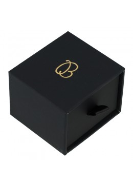 PB-1-N CAJA NEGRA PARA SORTIJA O PENDIENTES 55x50x41 Mm.
